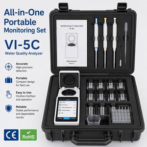 Medidor portátil de calidad del agua VI 5C, pruebas in situ de DQO, nitrógeno amoniaco, fósforo total, nitrógeno total, turbidez - Product Image 6