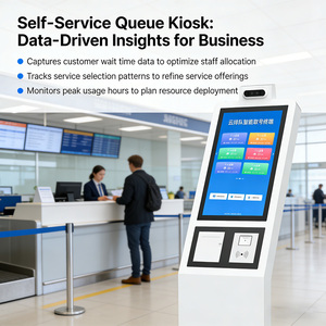 Kiosques de <span class=keywords><strong>paiement</strong></span> <span class=keywords><strong>en</strong></span> libre-service à écran tactile avec lecteur de cartes NFC et imprimante de bracelets, tailles 17/21,5/27/32/43 pouces – Vente Flash - Product Image 5