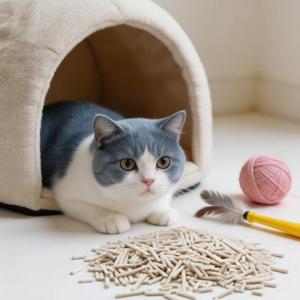 Arena para Gatos DongnaiPETS de 2 kg, Ecológica, Biodegradable, de Almidón de Maíz, Aglutinación Rápida, Alta Absorción, Control de Olores Extra, Libre de Polvo - Product Image 3