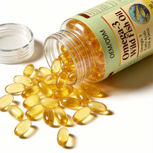 Capsule Morbide di Olio di Pesce <span class=keywords><strong>Omega</strong></span> <span class=keywords><strong>3</strong></span> da Fonte Selvatica, Integratore Alimentare ad Alta Concentrazione di EPA e DHA, Certificato HALAL GMP ISO9001 - Product Image 2