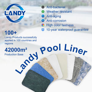 Landy PVC 24x52 <span class=keywords><strong>Liner</strong></span> de <span class=keywords><strong>piscine</strong></span> perlé anti-poussière résistant aux UV pour piscines <span class=keywords><strong>hors</strong></span> <span class=keywords><strong>sol</strong></span> à recouvrement - Product Image 2