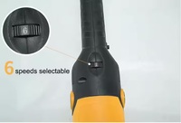 230-12 2600W 7 \/9 \ "meuleuse d'angle sans fil de qualité industrielle 220v avec interrupteur à palettes de 180mm/230mm et roue de disque de meulage