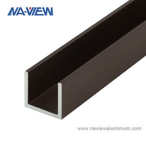 Aluminum Alloy Extruded <strong>U</strong> Channel <strong>Shaped</strong> <strong>Section</strong> Profiles Door Application Extrusions Supplier Company Cutting Bending Welding - Product Image 3