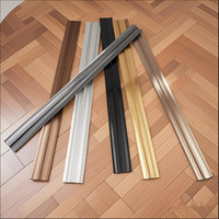 Barre de seuil de porte en alliage d'aluminium de qualité supérieure, sur mesure pour les zones de transition intérieures et extérieures