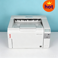 Scanner de documents haute vitesse Kodak I3400 I3300E I3450 A3 90ppm 180ipm Duplex ADF 250 feuilles pour la numérisation d'archives