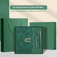 Carnet A5 personnalisé, ensemble boutique, bloc-notes, agenda, cuir souple, coffret cadeau personnalisé pour entreprises