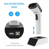 Netum DS Series UHF RFID Escáner de mano inalámbrico Lector de dientes azules Operado por Android para la gestión de inventario minorista-en stock