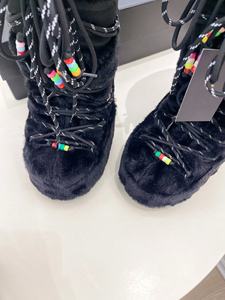 Botas cálidas e impermeables con forro de felpa para esquiar, botines de mujer para otoño-invierno 2026, diseño grueso y cálido - Product Image 3