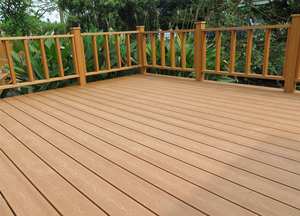 Factory Direct Waterproof Outdoor Wood <b>Plastic</b> Composite Decks 3D Embossed Exterior WPC Flooring Board - Product Image 4