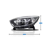 OEM 260104476R 260608183R prix d'usine phares avant phares pièces de voiture pour Renault Captur Kaptur 2013-2018