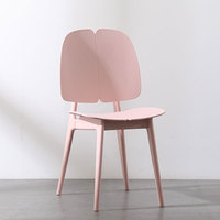 Chaise de salle à manger moderne en plastique, style 'Net Red', modulaire, capitonnée en PU souple, pour la maison, l'hôtel, la villa, pour adultes, directement de l'usine