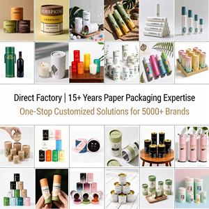 Vente en gros de boîtes cylindriques en carton kraft biodégradable, emballage rond personnalisé pour bougies, affiches, textiles, expédition - Product Image 5