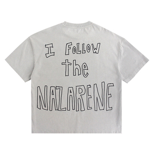 T-shirt Vintage Oversize con Stampa Sketch dell'Ultima Cena, <span class=keywords><strong>Maglietta</strong></span> Casual con Collo Tondo e Grafica per Uomo - Product Image 4