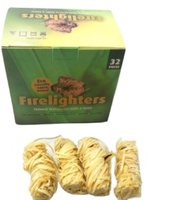 Rouleau de laine de bois, allume-feu en laine de bois