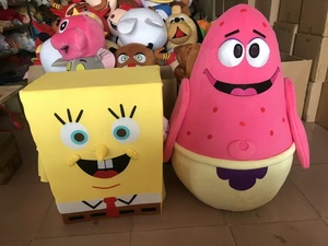 Disfraz <span class=keywords><strong>de</strong></span> algodón <span class=keywords><strong>de</strong></span> <span class=keywords><strong>Bob</strong></span> <span class=keywords><strong>Esponja</strong></span> y Patricio Octopus para adultos unisex, estilo <span class=keywords><strong>dibujos</strong></span> <span class=keywords><strong>animados</strong></span> y anime, muñeco andante. - Product Image 6