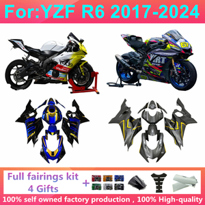 Kit Completo de Carenado para Motocicleta Compatible con Yzf-r6 Yzf R6 2017 2018 2019 2020 2021 2022 2023 2024, Kits de Carenado para Yzf R6 2017-2 - Product Image 4