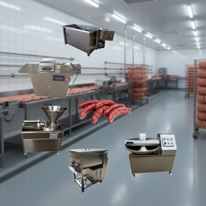 Machine de production complète de saucisses russes fumées automatique, fabriquée en Chine - Product Image 1