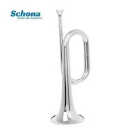 High Quality Lacquer Gold Finish Brass Bugle Call Charge Trumpet FH-74/74N Schona/OEM/ODM Brand China