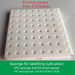 Cây Giống Trắng soilless THỦY CANH RAU Vườn Ươm chậu cây giống nhân bản cổ áo vườn trồng trọt miếng bọt biển - Product Image 2