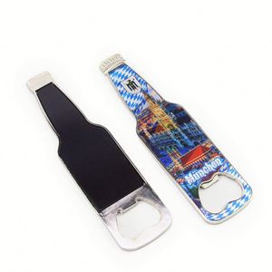 Refrigerator Decor Customised Aluminum Alloy Magnetic Roma Czech Souvenir Bottle Wine Opener With Magnet - Product Image 4