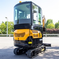 Mini-excavatrice sur chenilles HT20P, moteur diesel Euro V, compacte, hydraulique, petite pelle avec accessoires en option