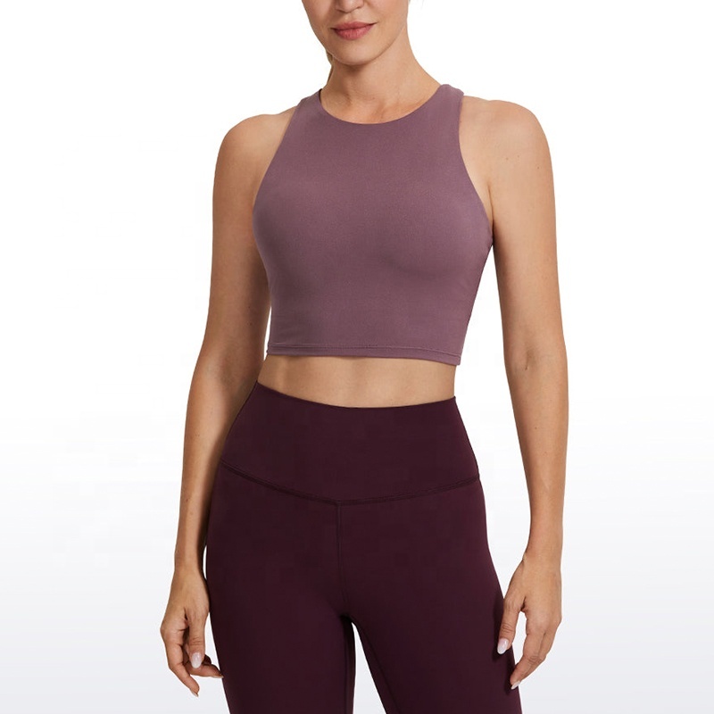 Sportswear Fitness Solid Gym Running Comfortable Soft Fit Yoga Bra for Women