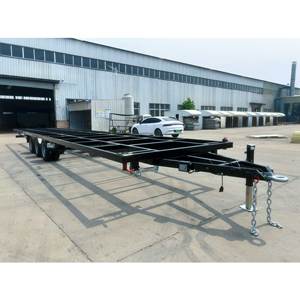 <span class=keywords><strong>Remorque</strong></span> de châssis à plat de serrure de conteneur de <span class=keywords><strong>remorque</strong></span> de maison légère mobile de norme australienne - Product Image 3