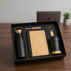 Luxury Leather/Paper/PVC Portable Business Promotional <b>Organizer</b>/Planner Gift Box for Tradeshow Giveaways Corporate Events - Product Image 1