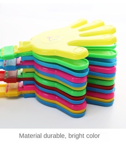 Yilv 28cm Clapper de mano de plástico de dibujos animados con impresión Digital para fiestas y actuaciones Atmósfera de concierto Suministros para fiestas - Product Image 6