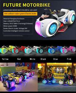 מכונית צעצוע חשמלית 12V לילדים, דגם אופנוע, למכוניות מתנגשות בארקייד, לפארק שעשועים, שנת 2026 - Product Image 6