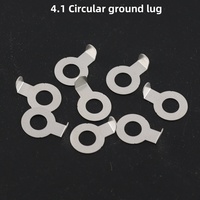 4.1 fabricant carte d'alimentation directe ronde terre cosse tête ronde 90 degrés carte de commande mise à la terre joint en cuivre