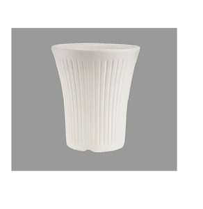 Pot de fleurs moderne en plastique de 12 pouces pour plantes d'intérieur, d'extérieur, de balcon - Product Image 1