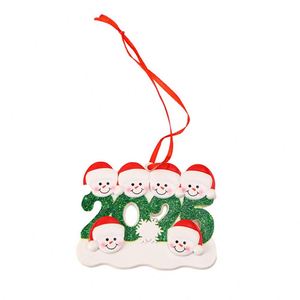 Fabricant Fourniture Nouveau Design Mignon Bonhomme De Neige En Résine Pendentif Arbre De Noël DIY Ornements Suspendus De Noël - Product Image 2