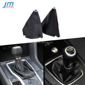 Universal Car <span class=keywords><strong>Auto</strong></span> Gear Shift Collari Per VW Per Ford <span class=keywords><strong>Auto</strong></span> Rosso Blu Nero Punto Shifter Cambio di Avvio di Copertura ghetta MT/AT - Product Image 1
