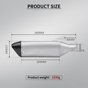ท่อไอเสียรถจักรยานยนต์ S1000RR <span class=keywords><strong>ก</strong></span>ารติดตั้งแบบไม่ทำลายพิเศษ C 19-24 - Product Image 3