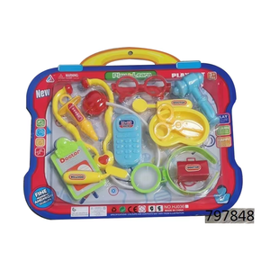 Educational High Quality Pretend Play Plastic Funny <strong>Doctor</strong> Games Kits Toys case Children Kids <strong>Doctor</strong> Play <strong>Set</strong> for Kids Toy Girl - Product Image 2