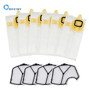 Bolsa de polvo de filtro no tejido OEM compatible con piezas de <span class=keywords><strong>aspiradora</strong></span> Vorwerks <span class=keywords><strong>Kobold</strong></span> VK140 VK150 140 <span class=keywords><strong>150</strong></span> - Product Image 1