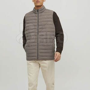 Chaleco acolchado de alta calidad para hombre con cuello mandarín, ropa de invierno transpirable, recién llegado, hecho a medida con MOQ bajo - Product Image 4