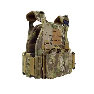 Factory Price 1000D Nylon Chaleco Tactico Laser Cut Tactique Quick Release Tactical Vest Loadweight Plate Carrier