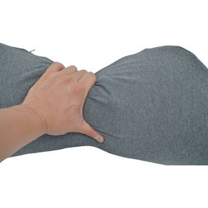 Vente en gros de coussin de soutien lombaire ergonomique gris <span class=keywords><strong>allongé</strong></span> pour le dos, massage pour le bureau et la voiture - Product Image 2