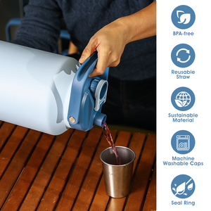 Juego de Termos de Acero Inoxidable 2026, Tres Capacidades, Grandes para <span class=keywords><strong>Agua</strong></span> y Cerveza, Logotipo Personalizado, Venta al Por Mayor, Aislamiento al Vacío - Product Image 5