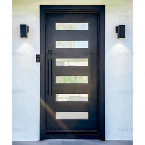 <span class=keywords><strong>Entrée</strong></span> extérieure avant Double personnalisé Simple Grill Design Arches <span class=keywords><strong>d</strong></span>'<span class=keywords><strong>entrée</strong></span> Portes en fer Portes frontales en fer forgé pour véranda - Product Image 2