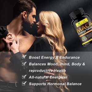 OEM Natural Maca Tablets Herbal Male Enhancement Power Booster Energy Pills para hombres Suplemento dietético Maca Cápsulas para adultos - Product Image 3