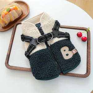 Gilet Imbottito per <span class=keywords><strong>Cani</strong></span> con Guinzaglio, Cappotto Invernale in Lana d'Agnello per <span class=keywords><strong>Razze</strong></span> Piccole, Uso Esterno, Compleanno, Primavera, Tempo Libero, <span class=keywords><strong>Taglia</strong></span> XS - Product Image 5