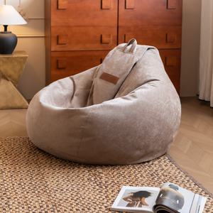 เก้าอี้บีนแบ็กทรงหยดน้ำแบบมินิมอล นั่งสบาย พร้อมปลอกถอดซักได้ ขนาดใหญ่พิเศษ สำหรับนั่งพักผ่อนในห้องนั่งเล่น - Product Image 3