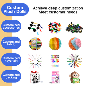 Giocattoli di Peluche per Bambini Super Morbidi con Design Moderno Personalizzato, Collezione di Elefanti, Orsi e Gatti - Product Image 5