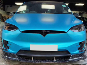 Nouvel ensemble de carrosserie en fibre de carbone forgée pour <span class=keywords><strong>Tesla</strong></span> <span class=keywords><strong>Model</strong></span> <span class=keywords><strong>X</strong></span>, style Topcar : Lame avant, Lame arrière, Jupes latérales, Élargisseurs d'ailes - Product Image 2