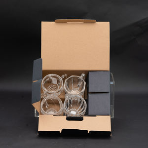 Bulk cina <span class=keywords><strong>trasparente</strong></span> in <span class=keywords><strong>vetro</strong></span> borosilicato tazza di tè e piattino - Product Image 4