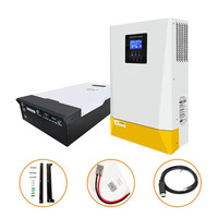 Systèmes solaires 5KW 10KW 15KW 20KW 25KW 30KW pour maisons, kits de systèmes de stockage d'énergie solaire 220V pour fermes