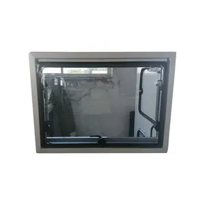 TONGFA gli angoli quadrati in lega di alluminio più venduti lato camper rimorchio camper camper doppia finestra Push-out in acrilico